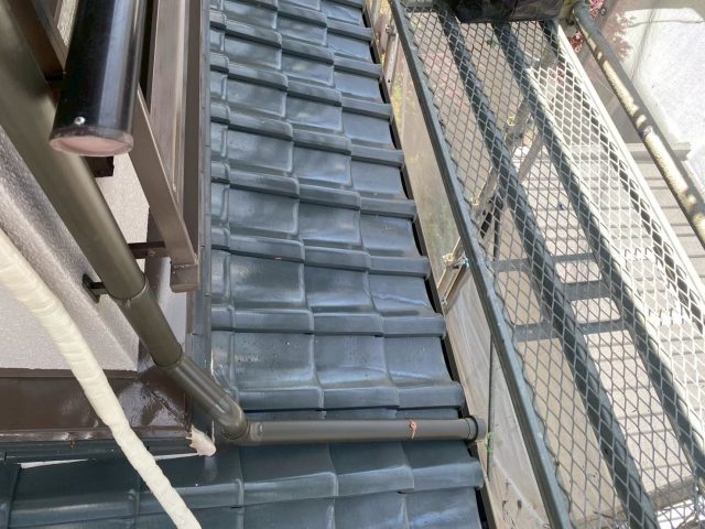 加古川市で新しく交換された竪樋